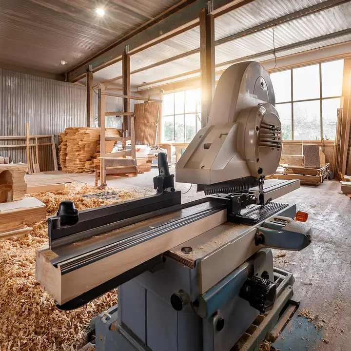 Our woodworking team at work