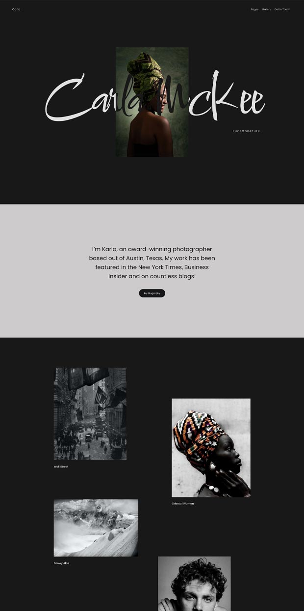 Dark Website Color Scheme