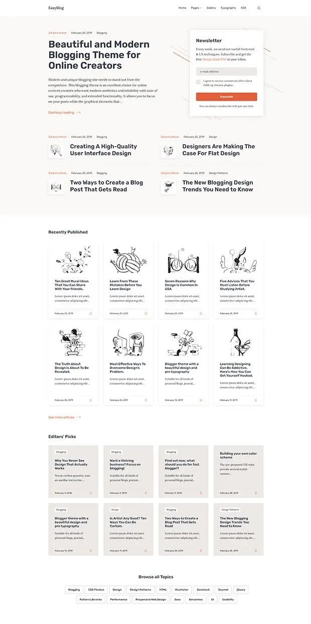 Orange-beige Website Color Scheme