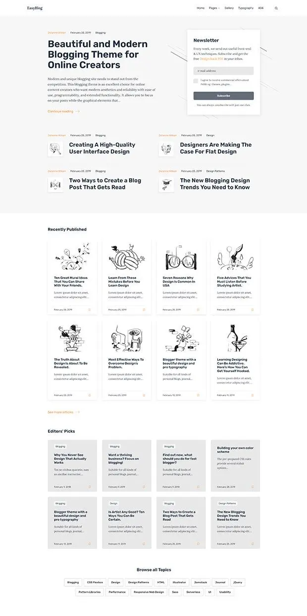 Orange-gray Website Color Scheme