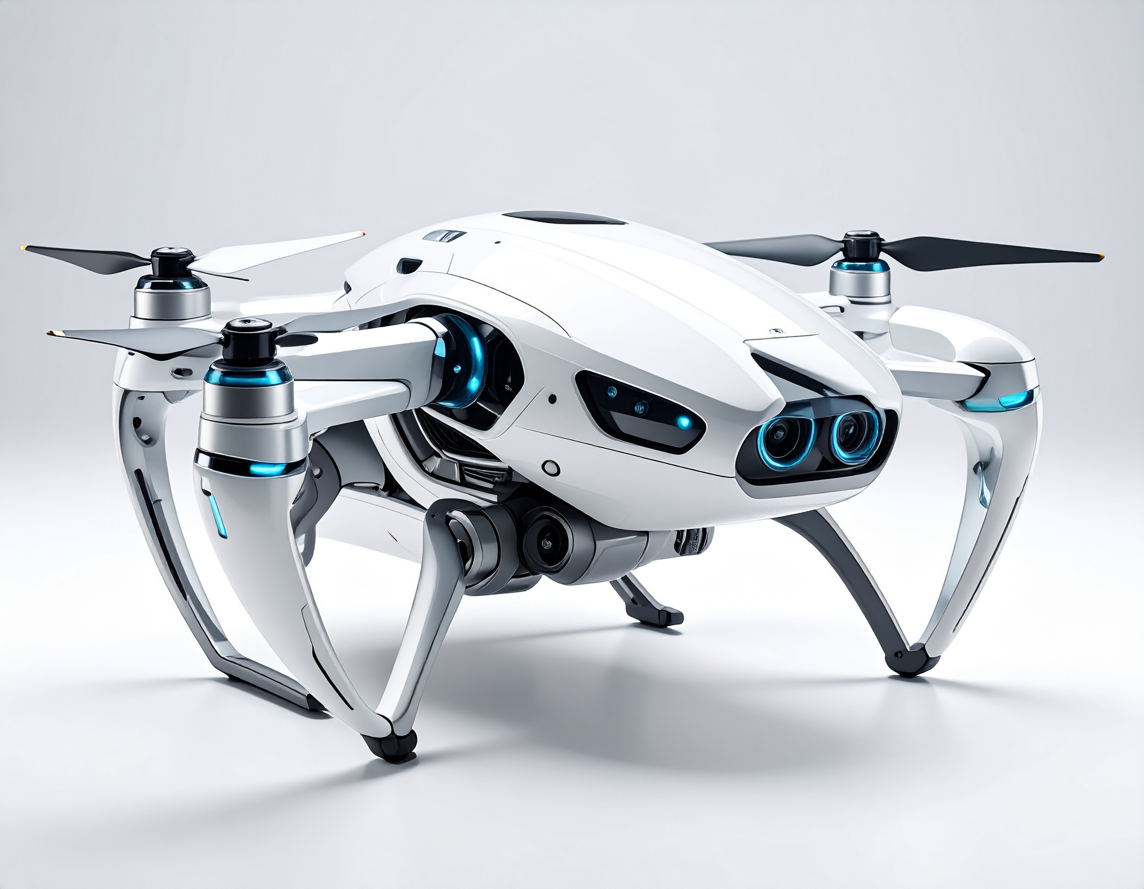 Reveral drone close-up view