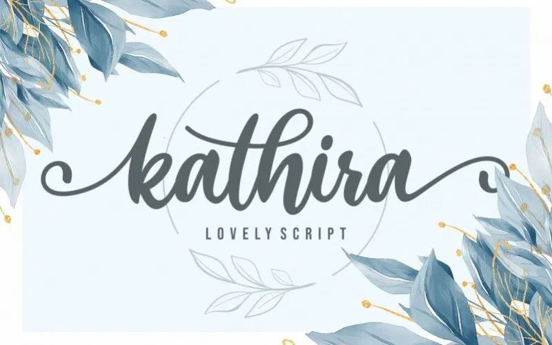 Kathira Calligraphy Font