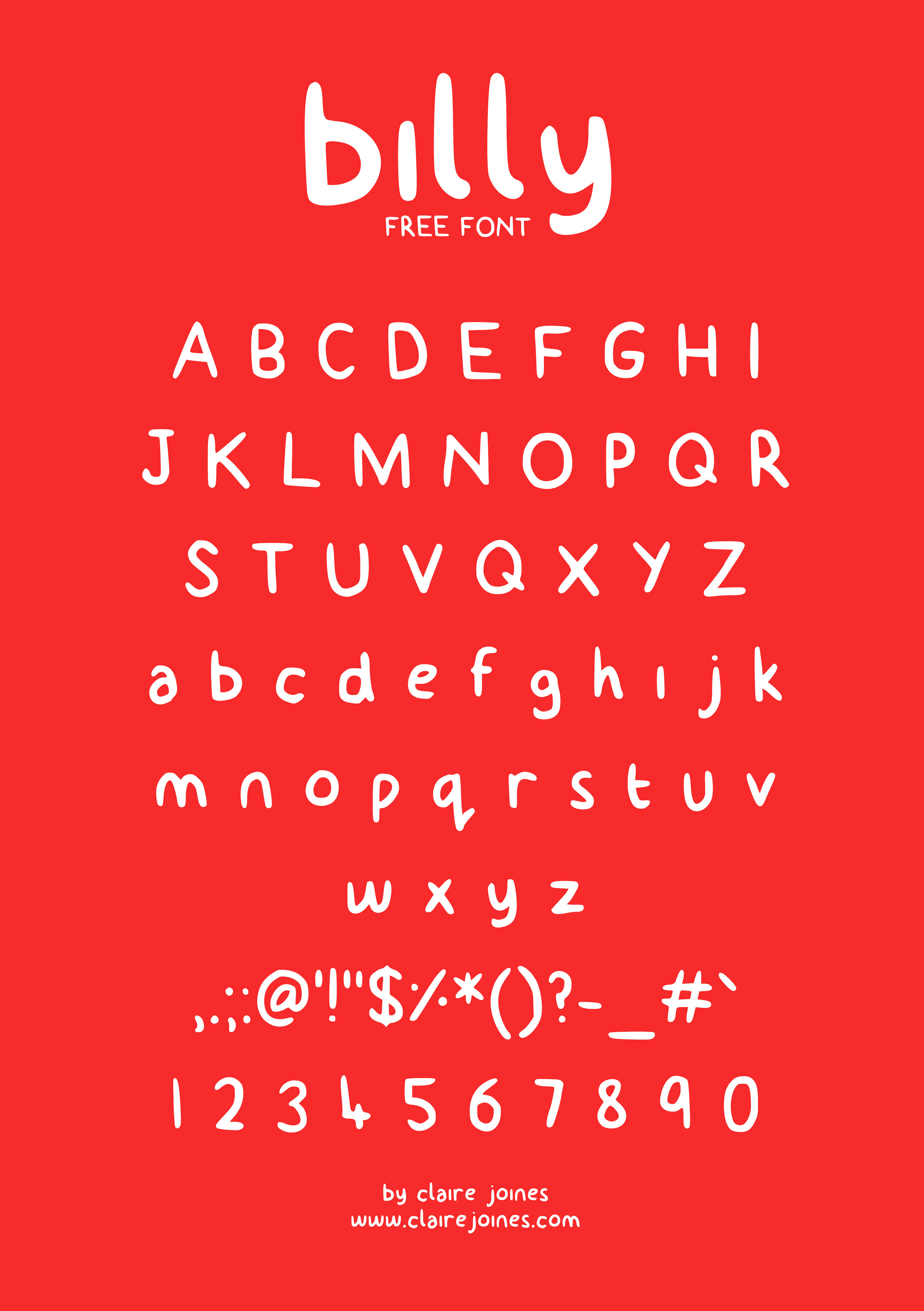 Free Billy Typeface